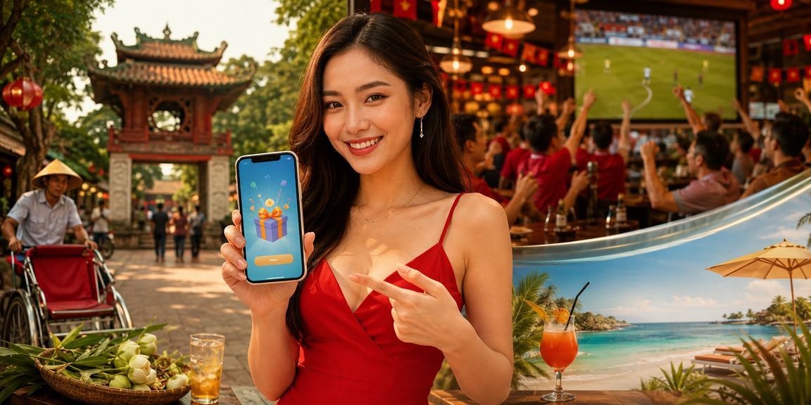 Khách hàng đang sử dụng nền tảng giải trí tại Hà Nội